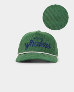 47 Brand Hartford Whalers 'NHL Corduroy Team Script' Corduroy Crossrope 47 Hitch Snapback Kelly Green sold by Culture Kings