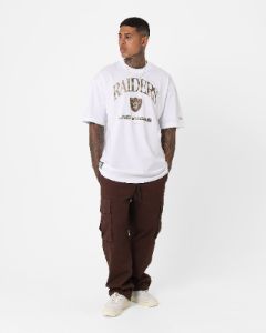 New Era Las Vegas Raiders Oversized T-Shirt White sold by Culture Kings