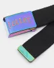 Loiter Web Belt Black/Iridescent sold by Culture Kings