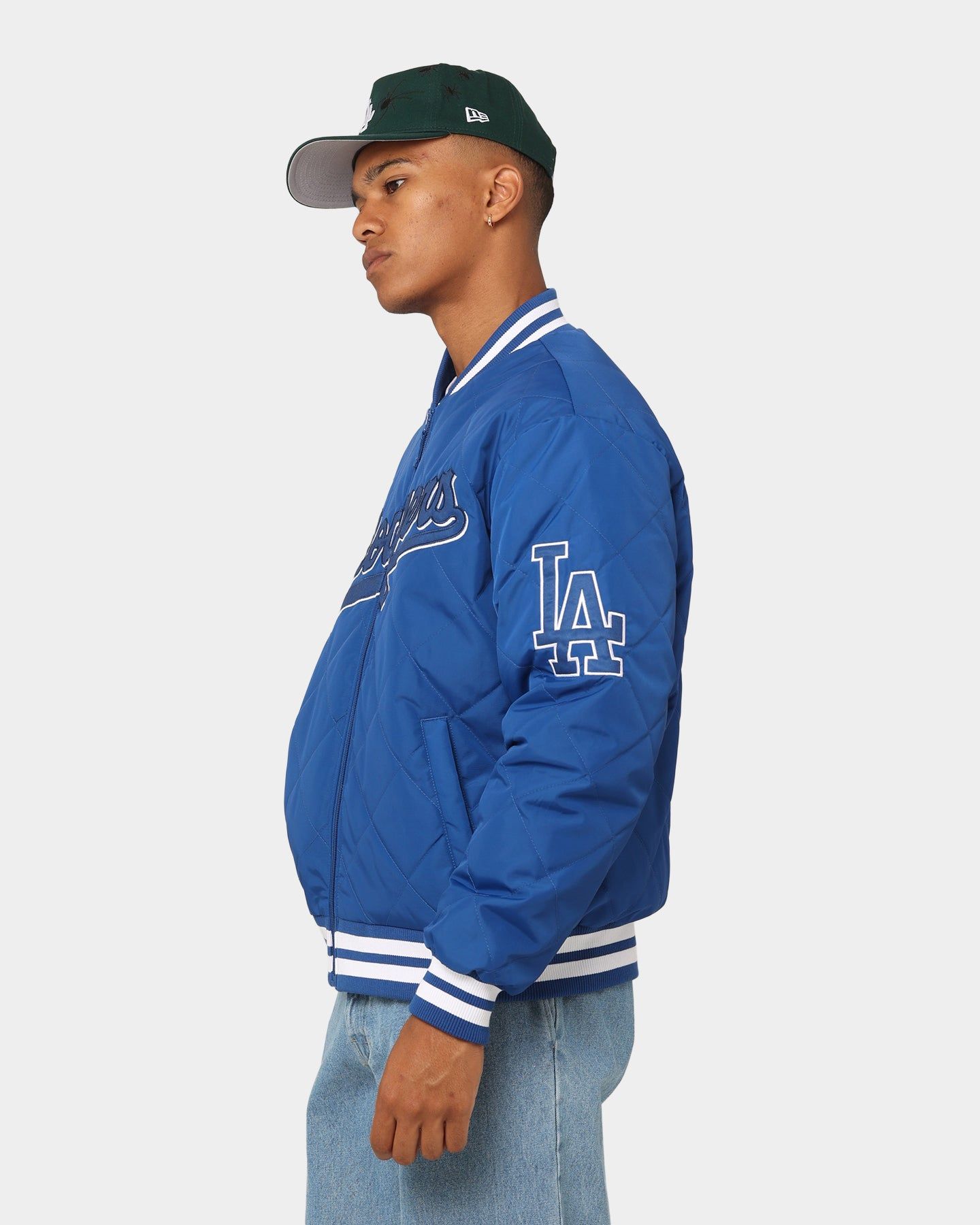 Majestic Athletic Los Angeles Dodgers Tonals Quilted Varsity Jacket Royal sold by Culture Kings product image thumbnail 6