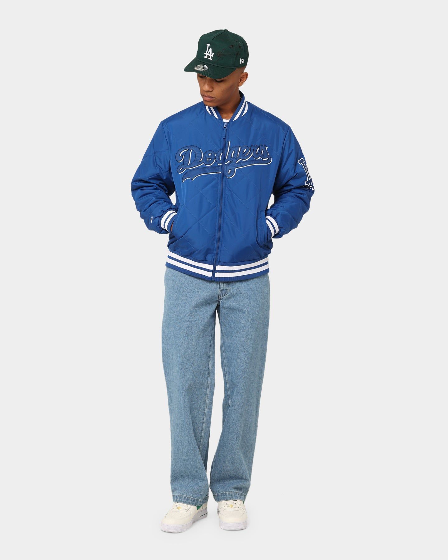 Majestic Athletic Los Angeles Dodgers Tonals Quilted Varsity Jacket Royal sold by Culture Kings product image thumbnail 2