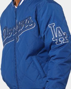 Majestic Athletic Los Angeles Dodgers Tonals Quilted Varsity Jacket Royal sold by Culture Kings