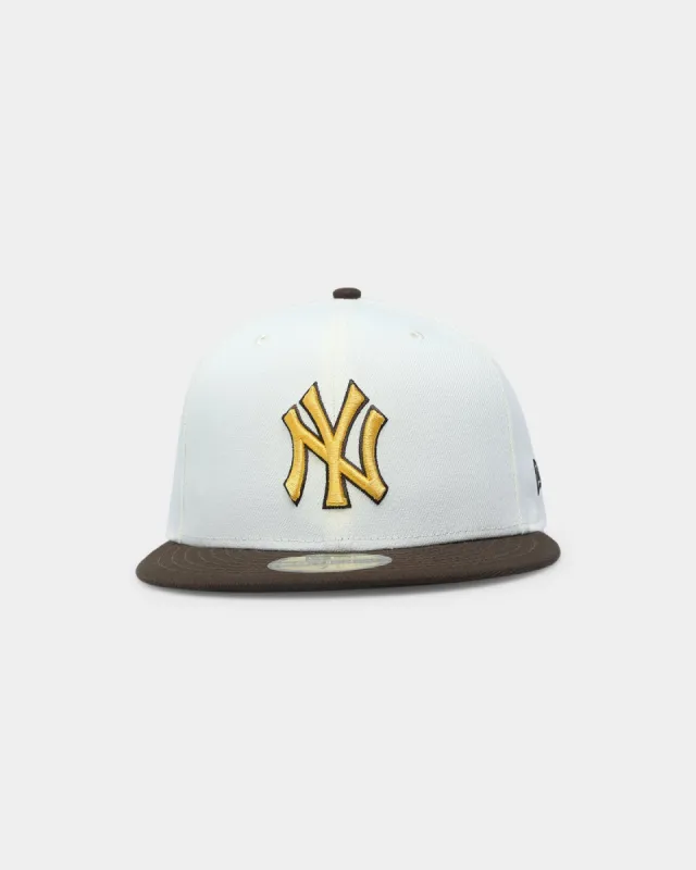 New Era New York Yankees 'Cereal' 59FIFTY Fitted Chrome White/Walnut sold by Culture Kings