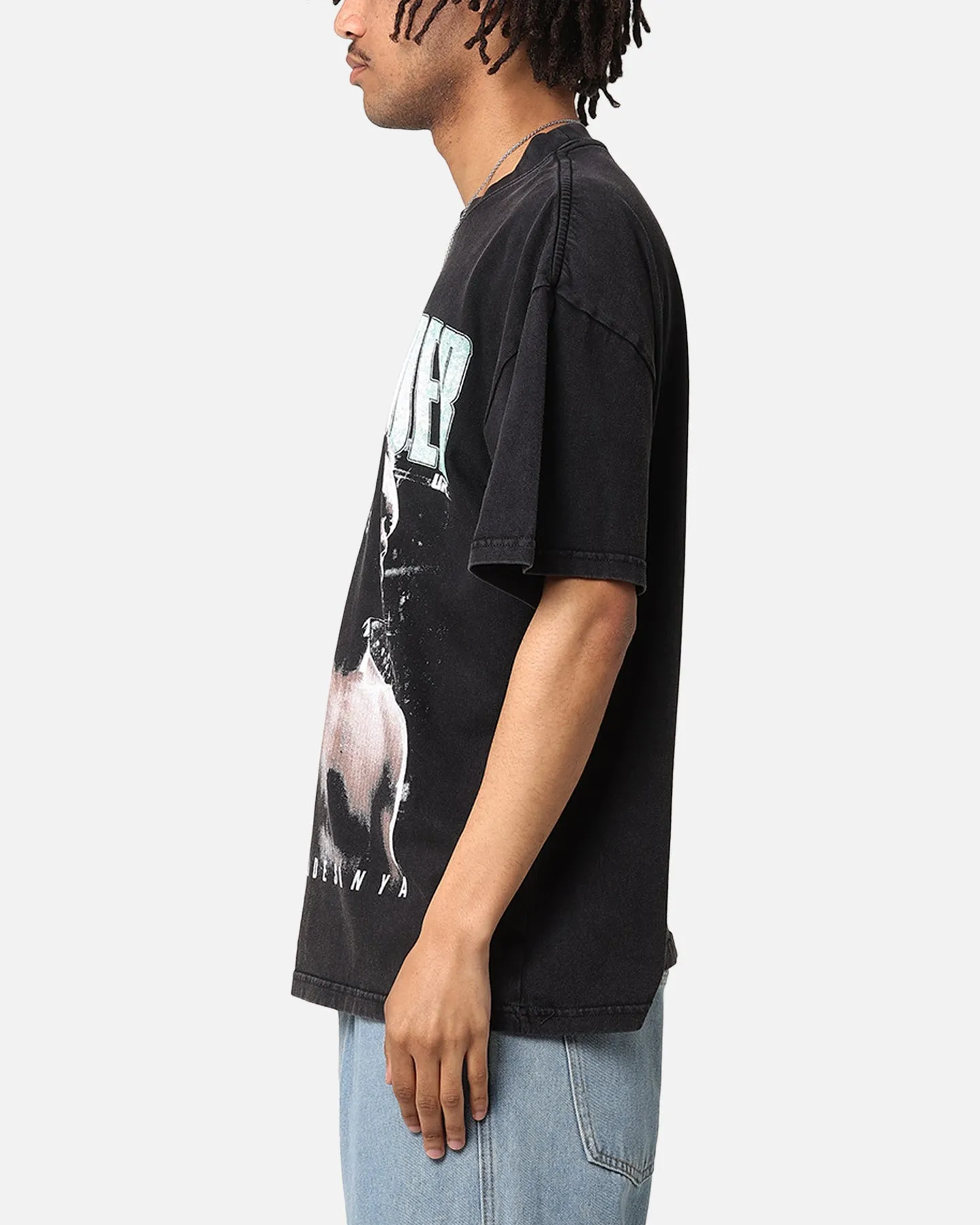 UFC By Culture Kings Israel "The Last Stylebender" Adesanya Revenge Vintage T-Shirt Black Acidwash sold by Culture Kings product image thumbnail 5