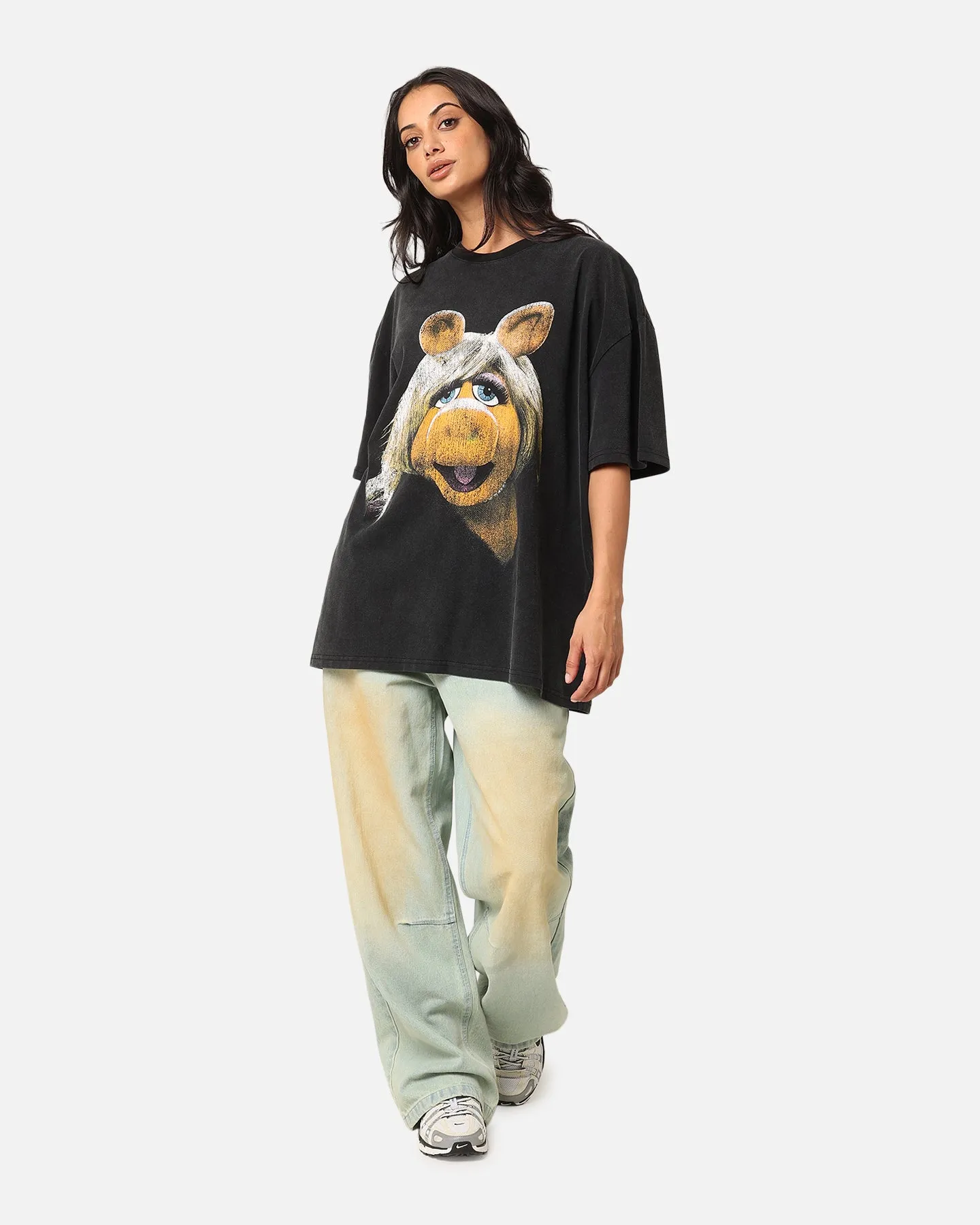 American Thrift Disney The Muppets Miss Piggy Heavy T-Shirt Vintage Black sold by Culture Kings product image thumbnail 3