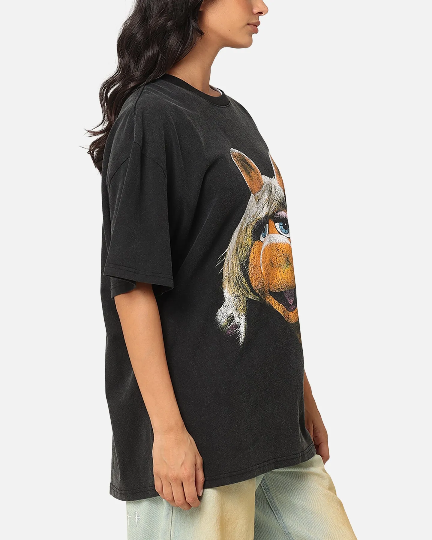 American Thrift Disney The Muppets Miss Piggy Heavy T-Shirt Vintage Black sold by Culture Kings product image thumbnail 5