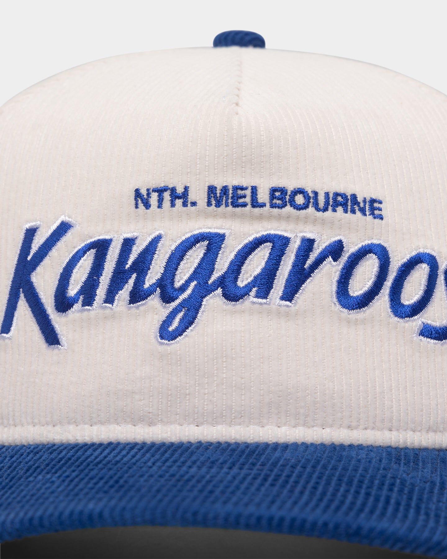 New Era North Melbourne Kangaroos "AFL Cord Script" Golfer Snapback Chrome/OTC sold by Culture Kings product image thumbnail 5