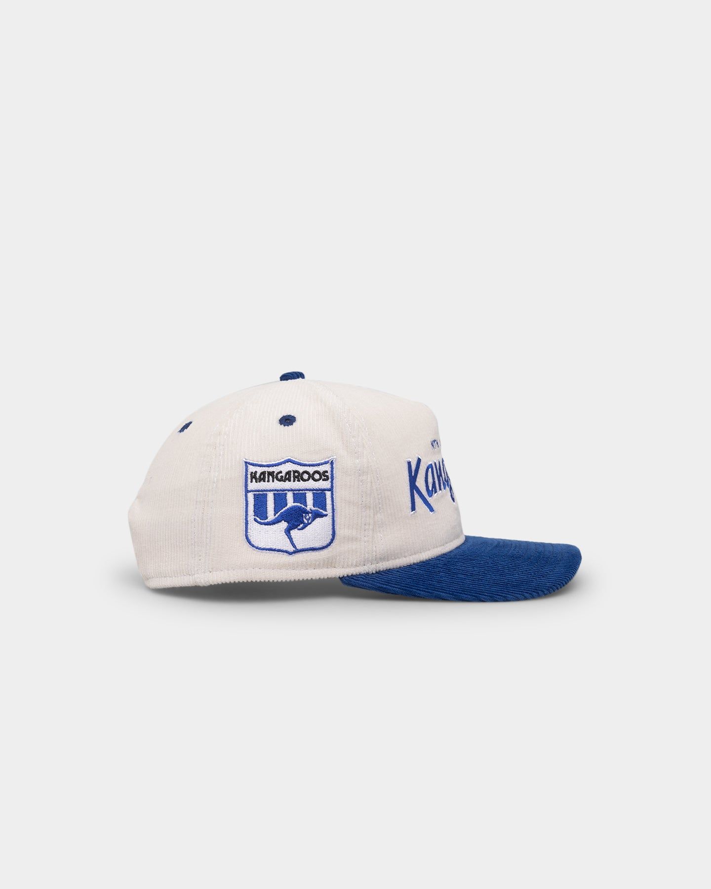 New Era North Melbourne Kangaroos "AFL Cord Script" Golfer Snapback Chrome/OTC sold by Culture Kings product image thumbnail 3