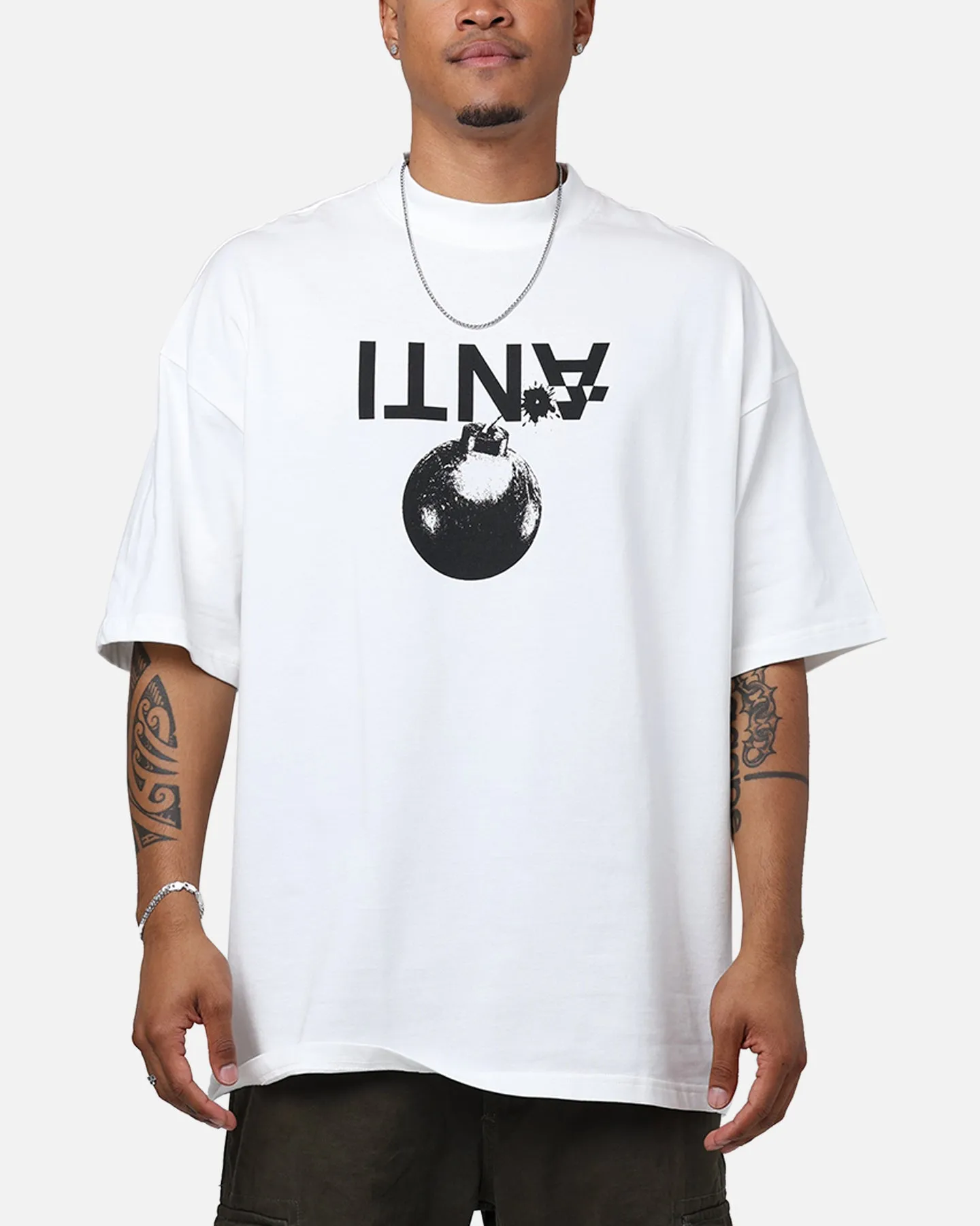 The Anti Order Explosive Mock T-Shirt Off-White sold by Culture Kings product image thumbnail 2