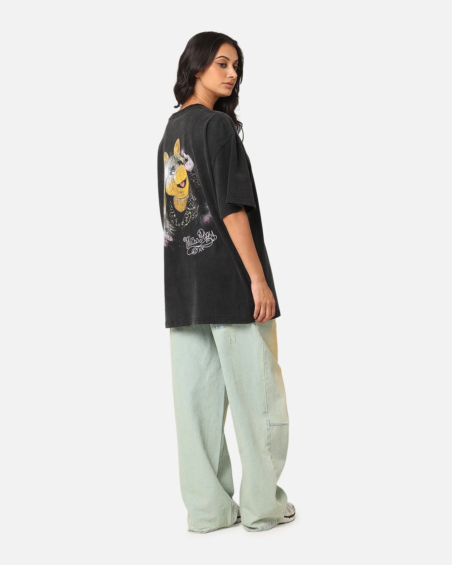 American Thrift Disney The Muppets Miss Piggy Heavy T-Shirt Vintage Black sold by Culture Kings product image thumbnail 4