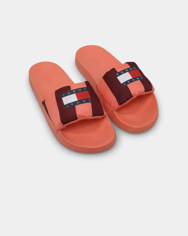 Tommy Jeans Women's Striped Pool Slide Peach Dusk sold by Culture Kings