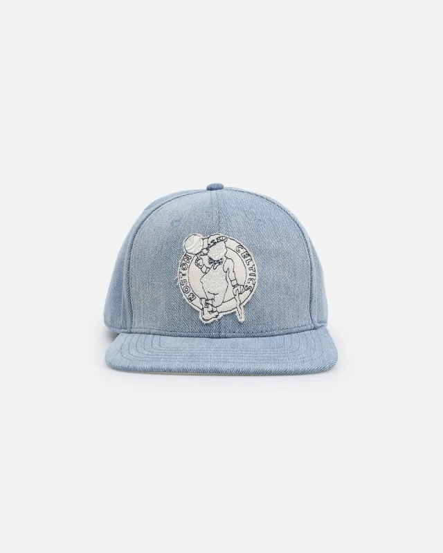 Pro Standard Boston Celtics Denim Snapback Denim/Linen sold by Culture Kings