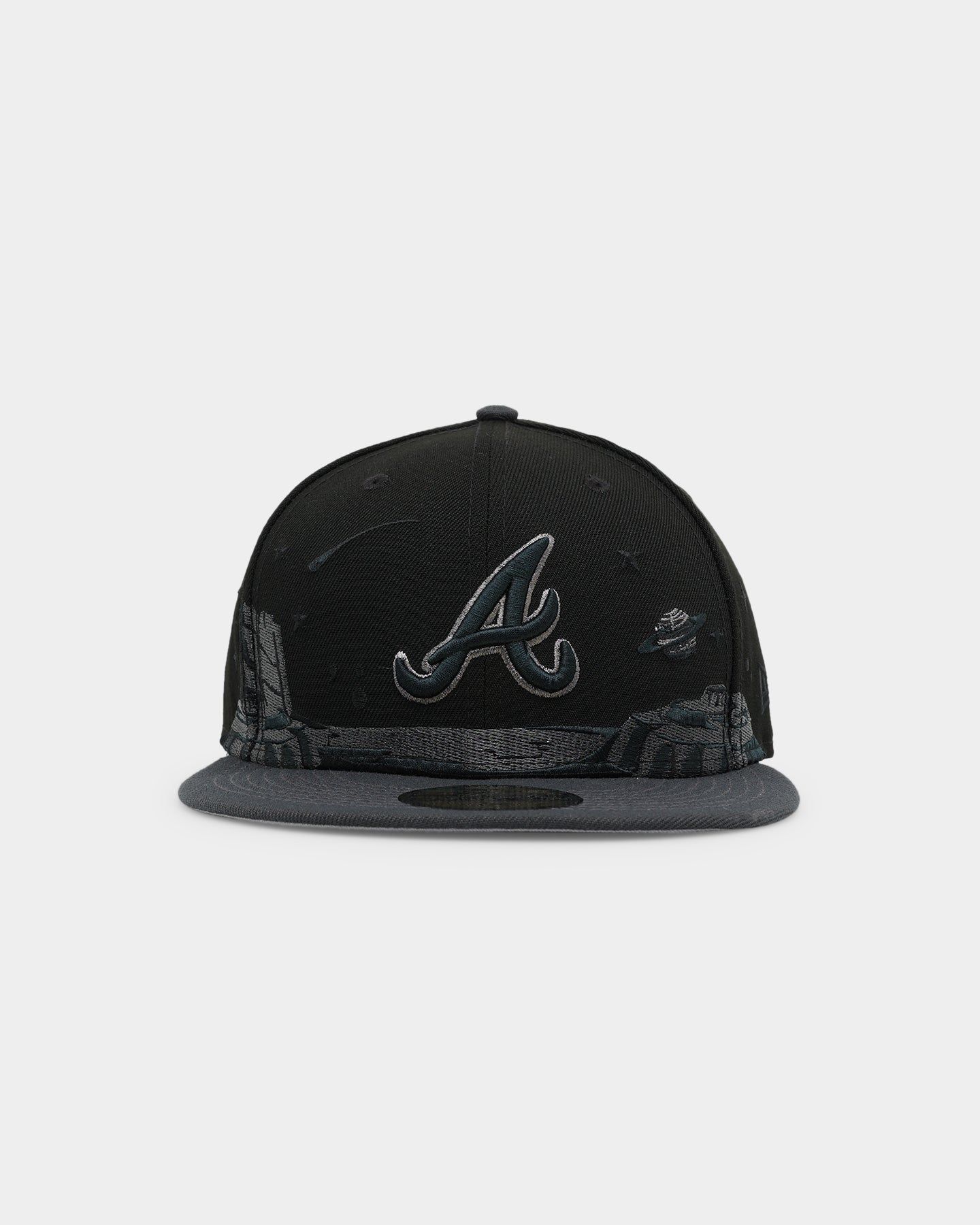 New Era Atlanta Braves Planetary 59FIFTY Fitted Black sold by Culture Kings