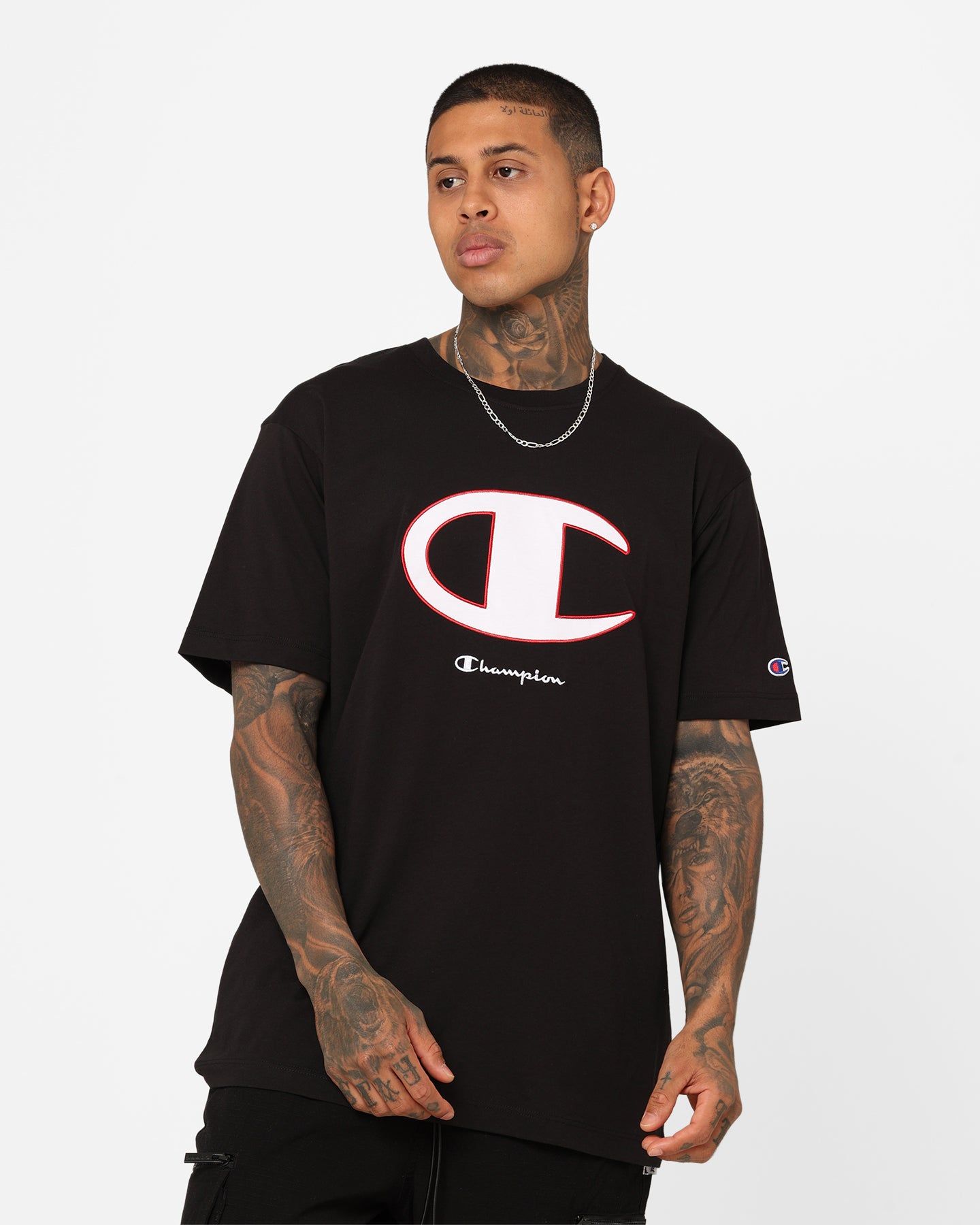 Champion Rochester Graphic T-Shirt Black sold by Culture Kings