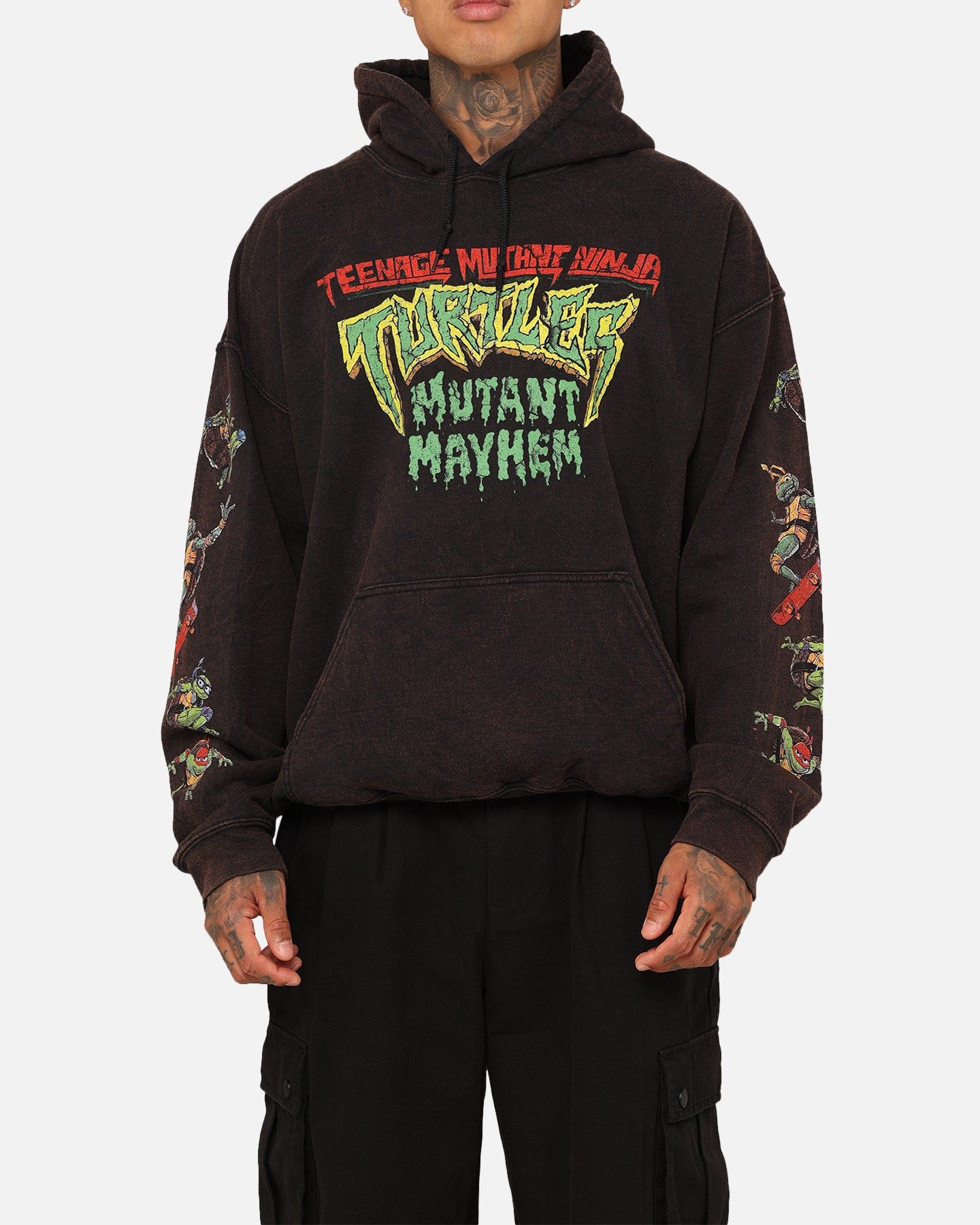 Goat Crew X Teenage Mutant Ninja Turtles Mutant Mayhem Vintage Hoodie Black sold by Culture Kings product image thumbnail 3