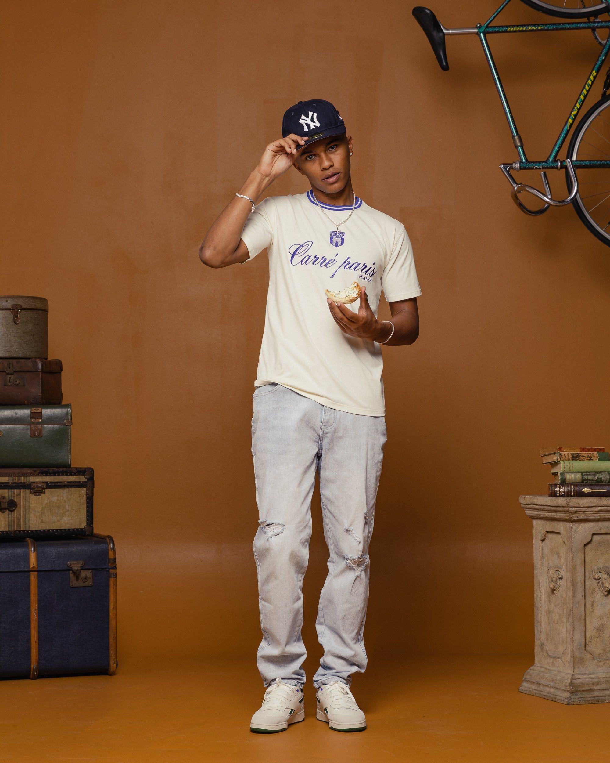 Carre Domaine CLS Short Sleeve T-Shirt Off White sold by Culture Kings product image thumbnail 2