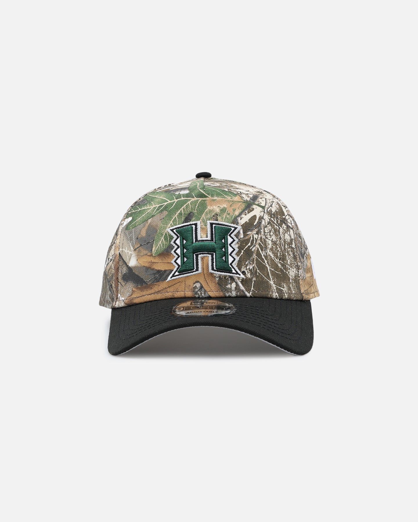 New Era NCAA Hawaii Rainbow Warriors 'Real Tree' 9FORTY A-Frame Snapback Realtree sold by Culture Kings