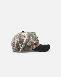 New Era NCAA Hawaii Rainbow Warriors 'Real Tree' 9FORTY A-Frame Snapback Realtree sold by Culture Kings