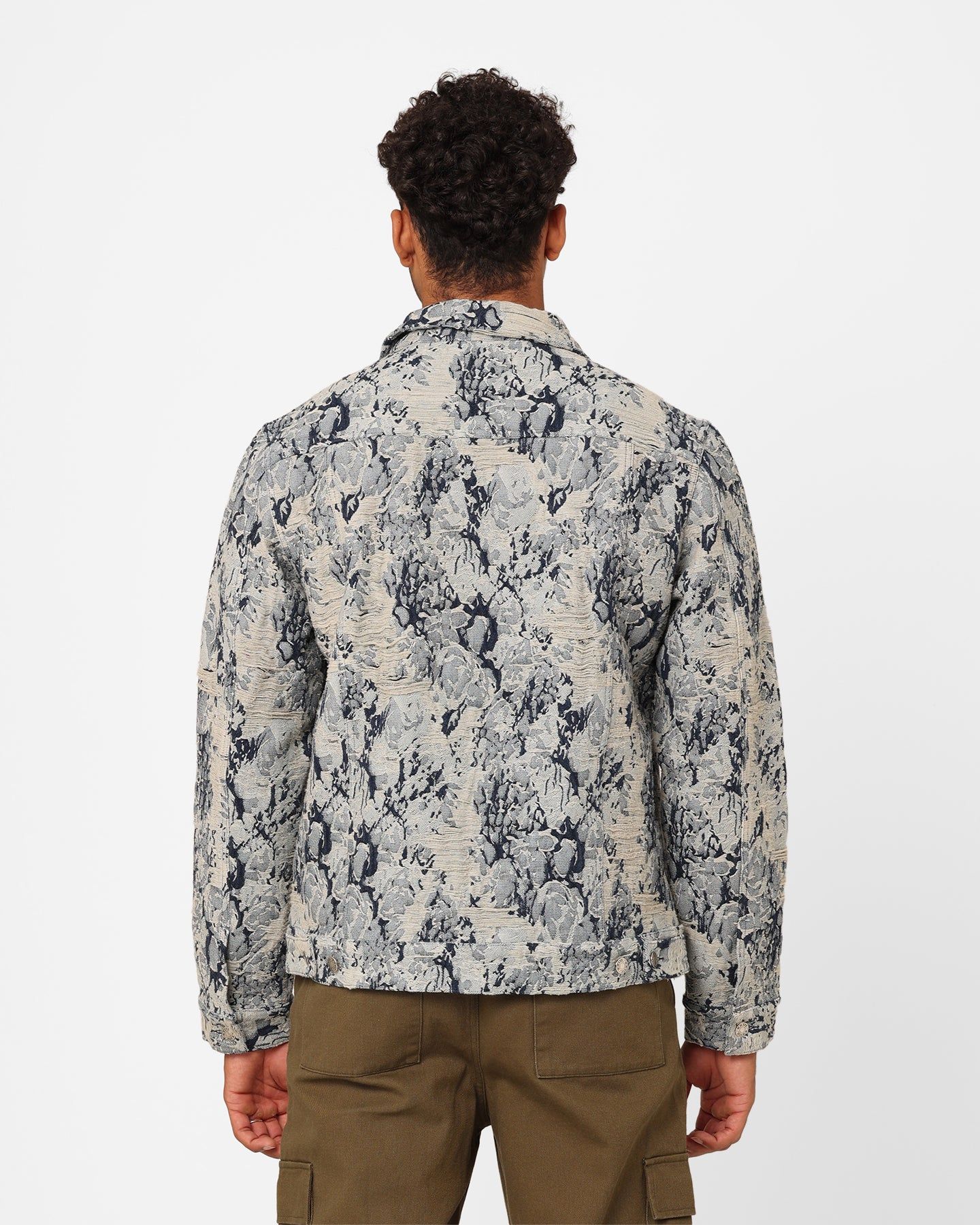 XXIII Rosa Jacquard Jacket Blue sold by Culture Kings product image thumbnail 4