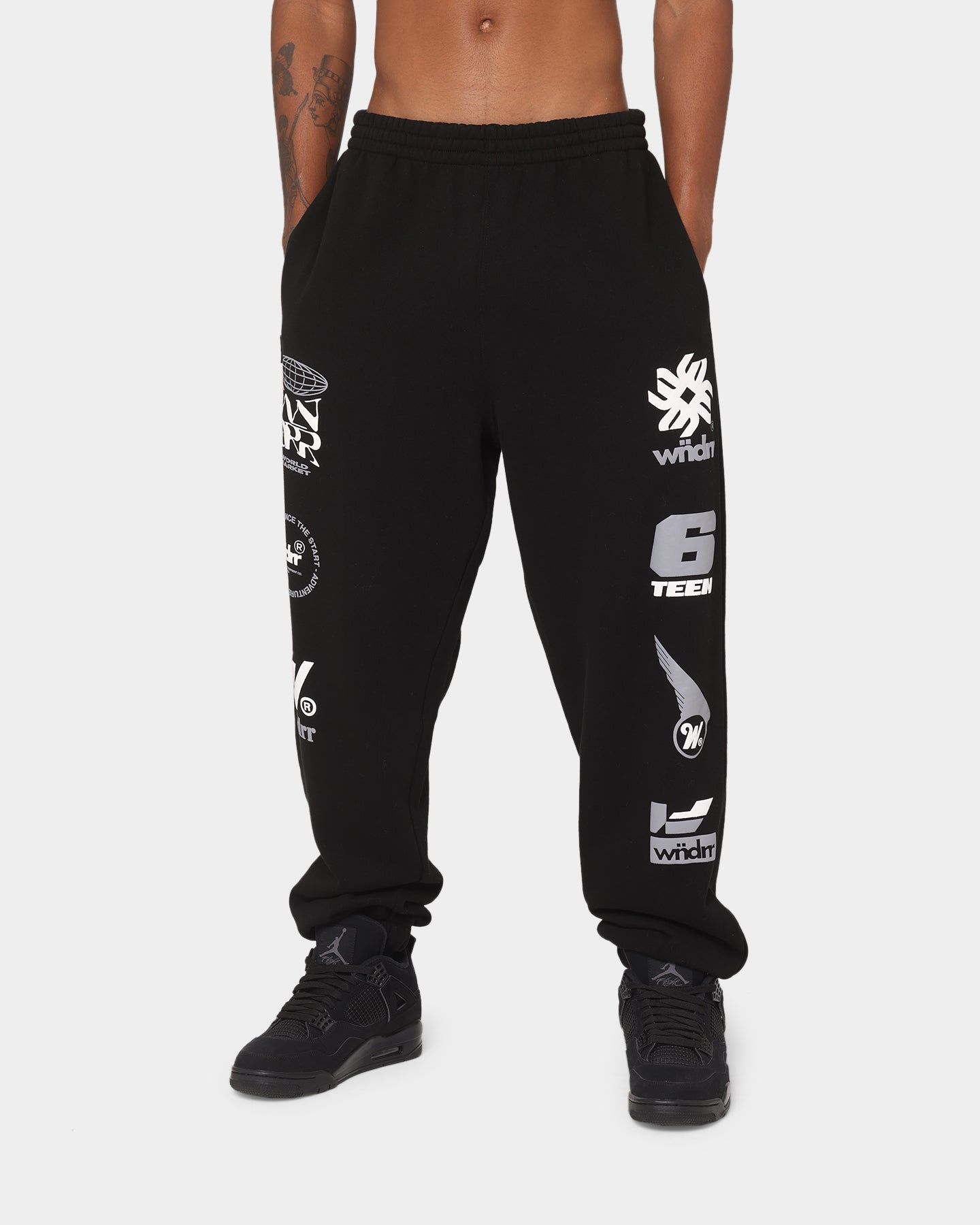 WNDRR Market Track Pants Black sold by Culture Kings