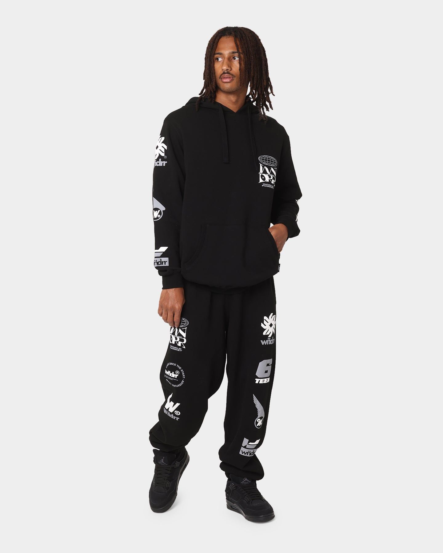 WNDRR Market Track Pants Black sold by Culture Kings product image thumbnail 2