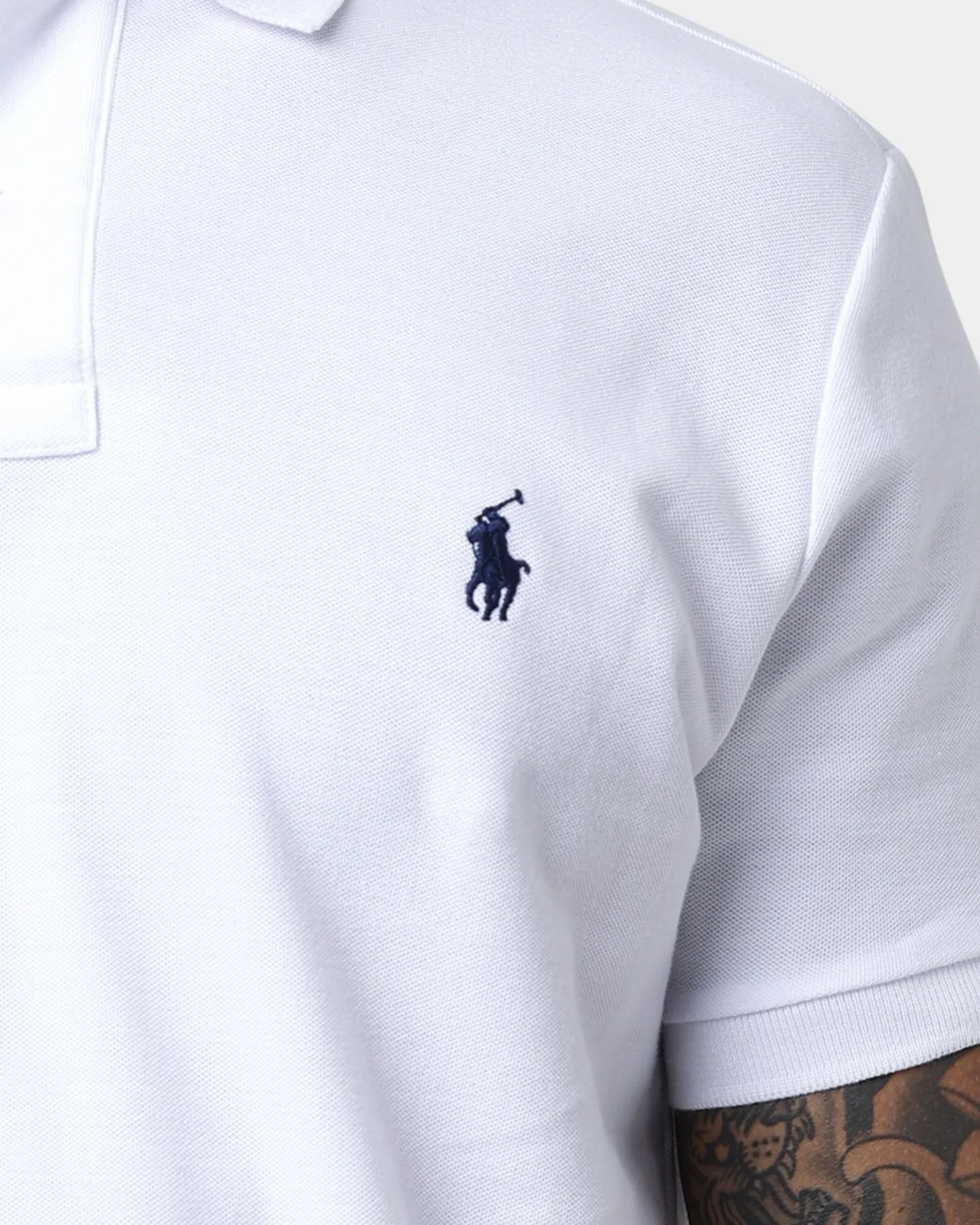 Polo Ralph Lauren Mesh Short Sleeve Polo White sold by Culture Kings product image thumbnail 3