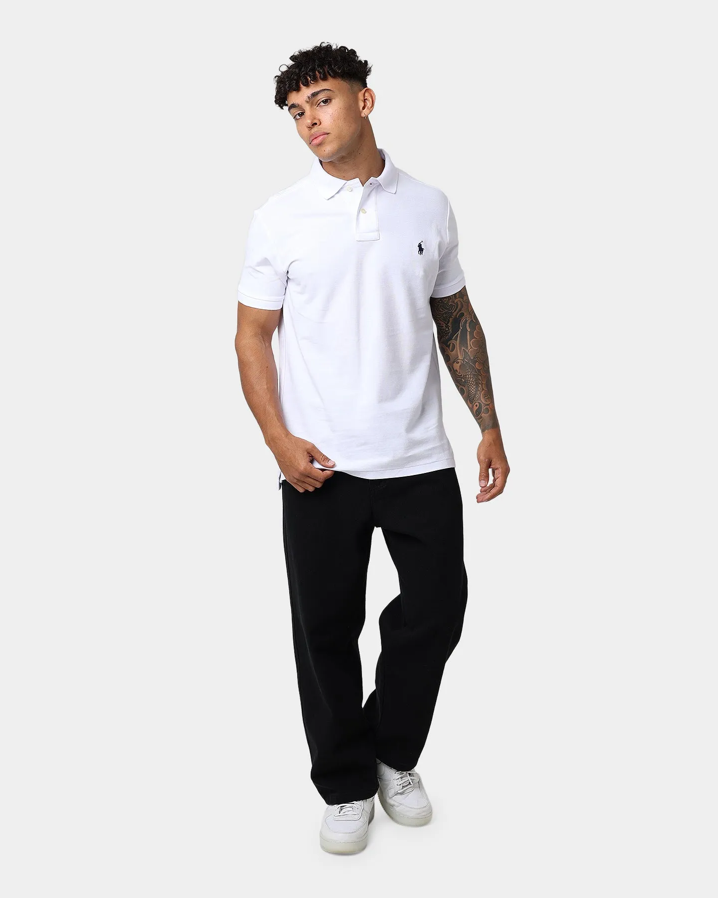 Polo Ralph Lauren Mesh Short Sleeve Polo White sold by Culture Kings product image thumbnail 2