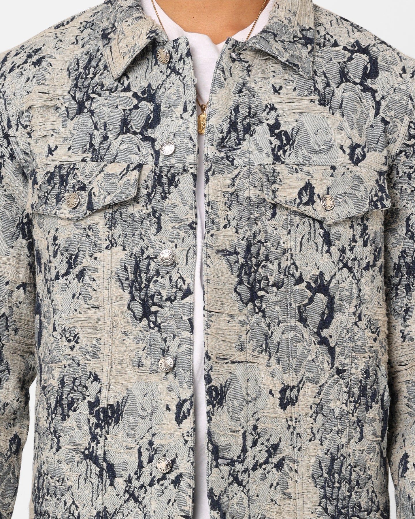 XXIII Rosa Jacquard Jacket Blue sold by Culture Kings product image thumbnail 3