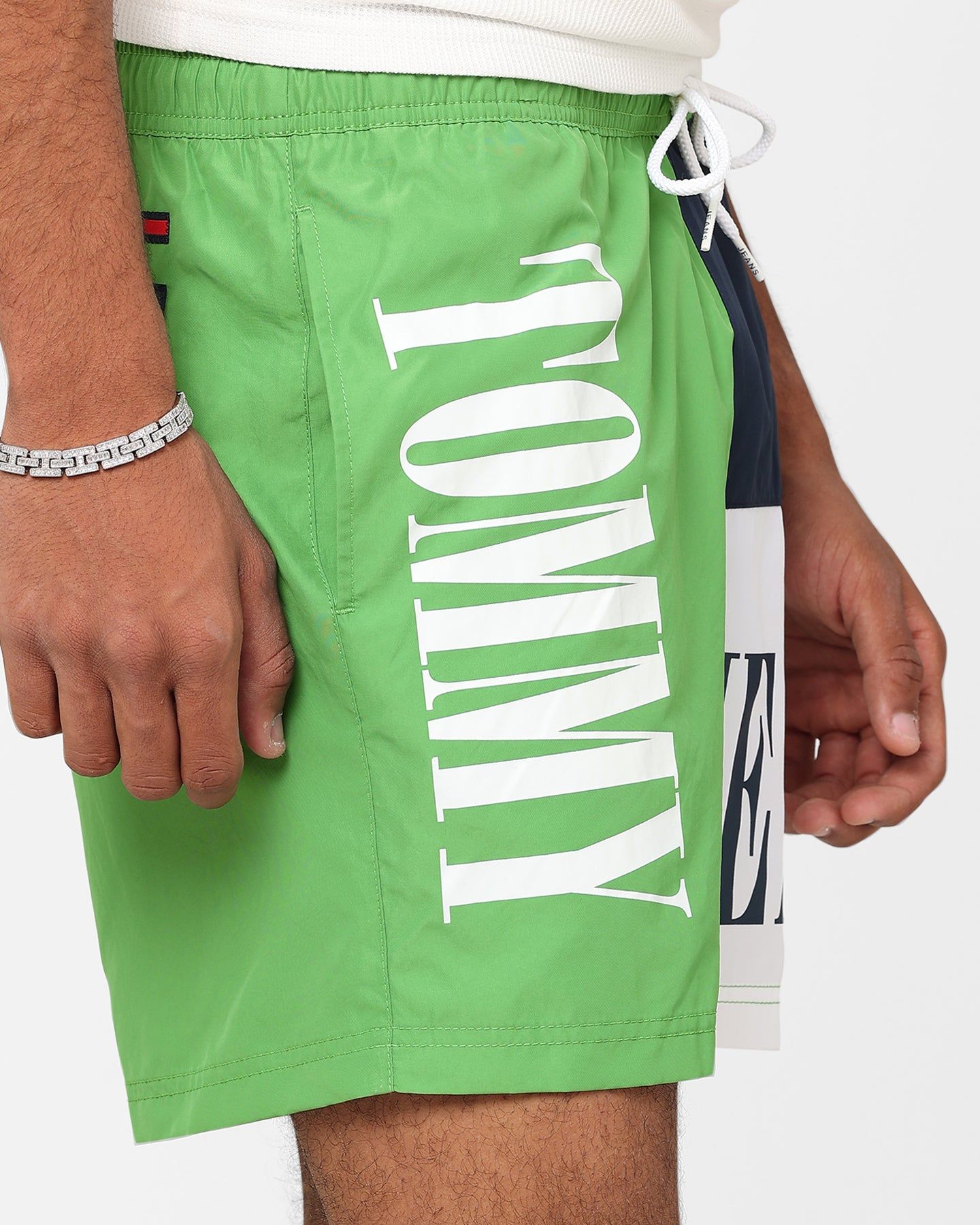 Tommy Hilfiger SF Medium Drawstring Colour Block Shorts Coastal Green sold by Culture Kings product image thumbnail 3