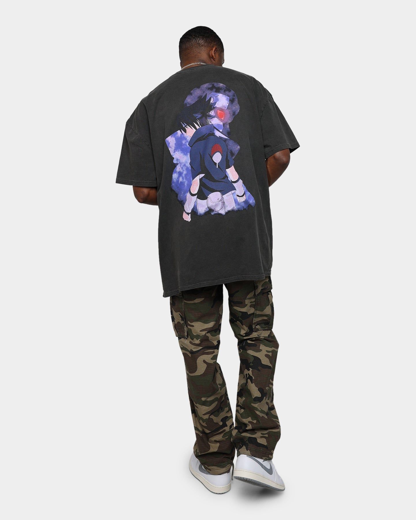 Goat Crew X Naruto Sasuke Heavyweight Vintage T-Shirt Black Wash sold by Culture Kings product image thumbnail 8