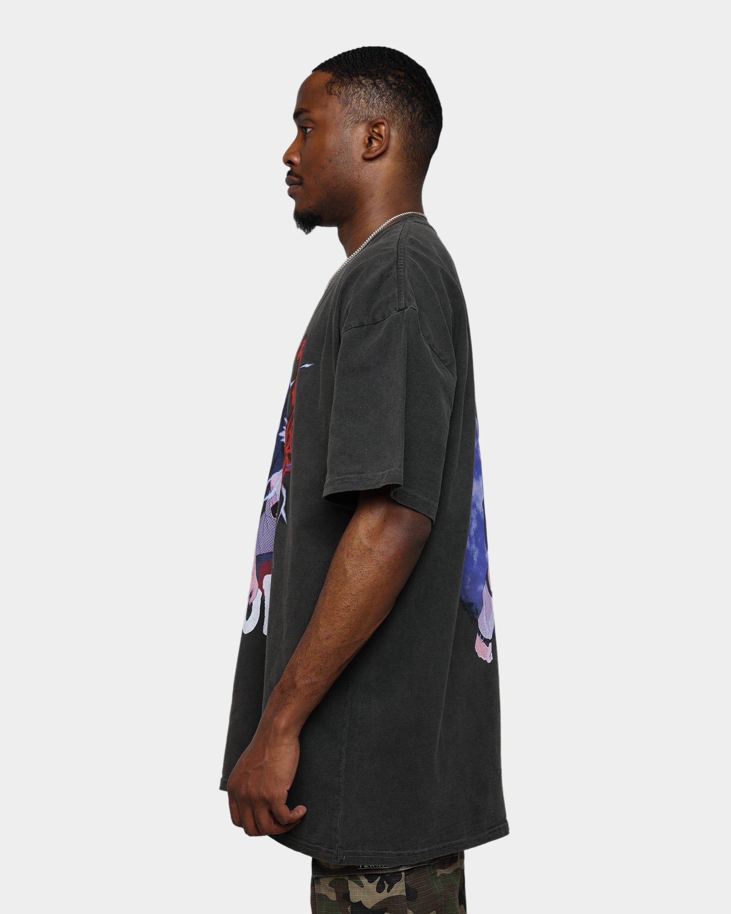 Goat Crew X Naruto Sasuke Heavyweight Vintage T-Shirt Black Wash sold by Culture Kings product image thumbnail 7