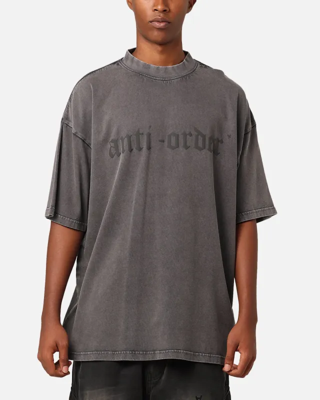 The Anti Order Non Gothic T-Shirt Washed Charcoal sold by Culture Kings