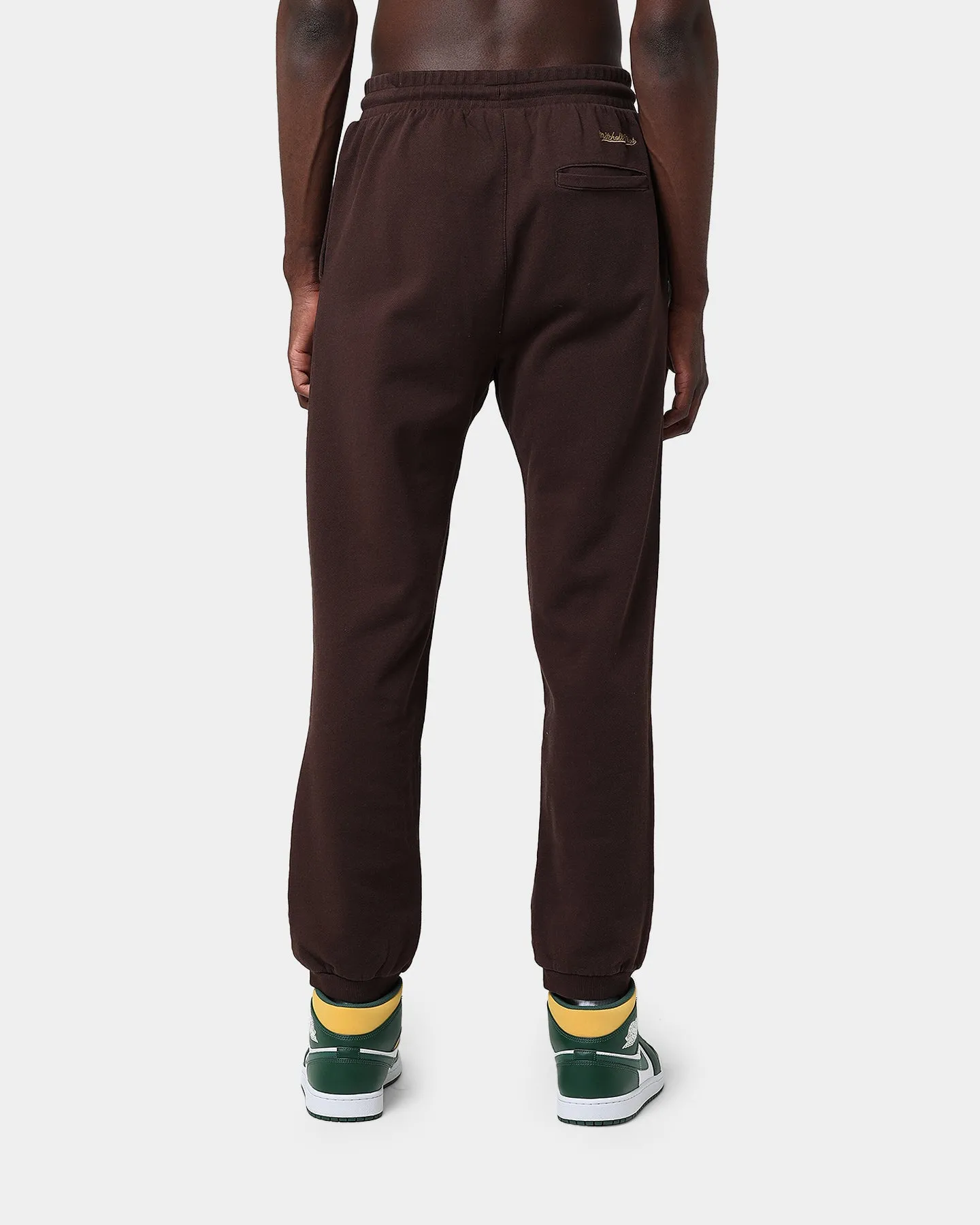 Mitchell & Ness Chicago Bulls Lux Brown Sweatpants Baroque Brown sold by Culture Kings product image thumbnail 4