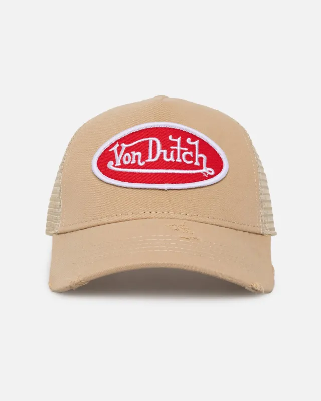 Von Dutch Taupe Trucker Snapback Taupe sold by Culture Kings