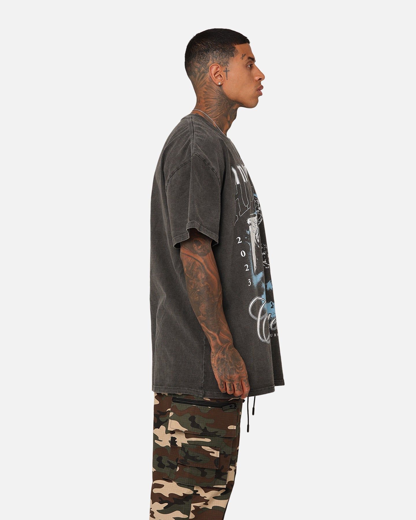 Culture Kings X NHL Arizona Coyotes Global Series Team Vintage Heavyweight T-Shirt Black Wash sold by Culture Kings product image thumbnail 5