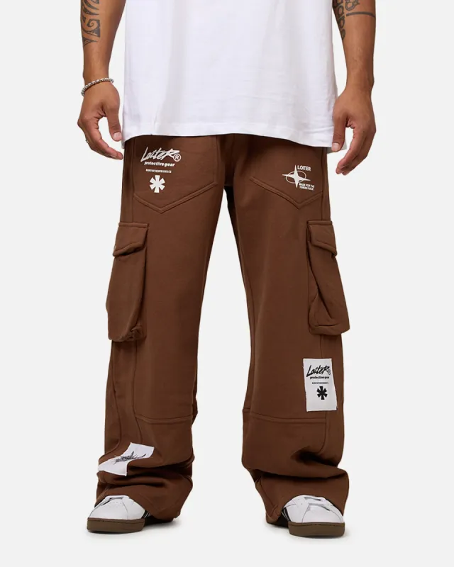 Loiter Utopia Cargo Sweat Pants Brown sold by Culture Kings