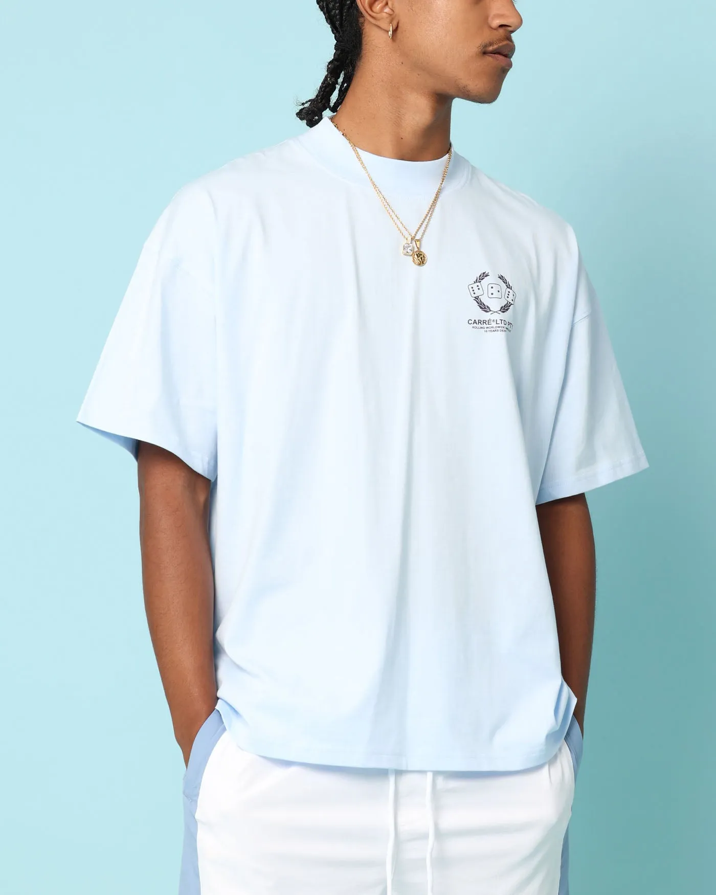 Carré Players Oversized T-Shirt Light Blue sold by Culture Kings product image thumbnail 2