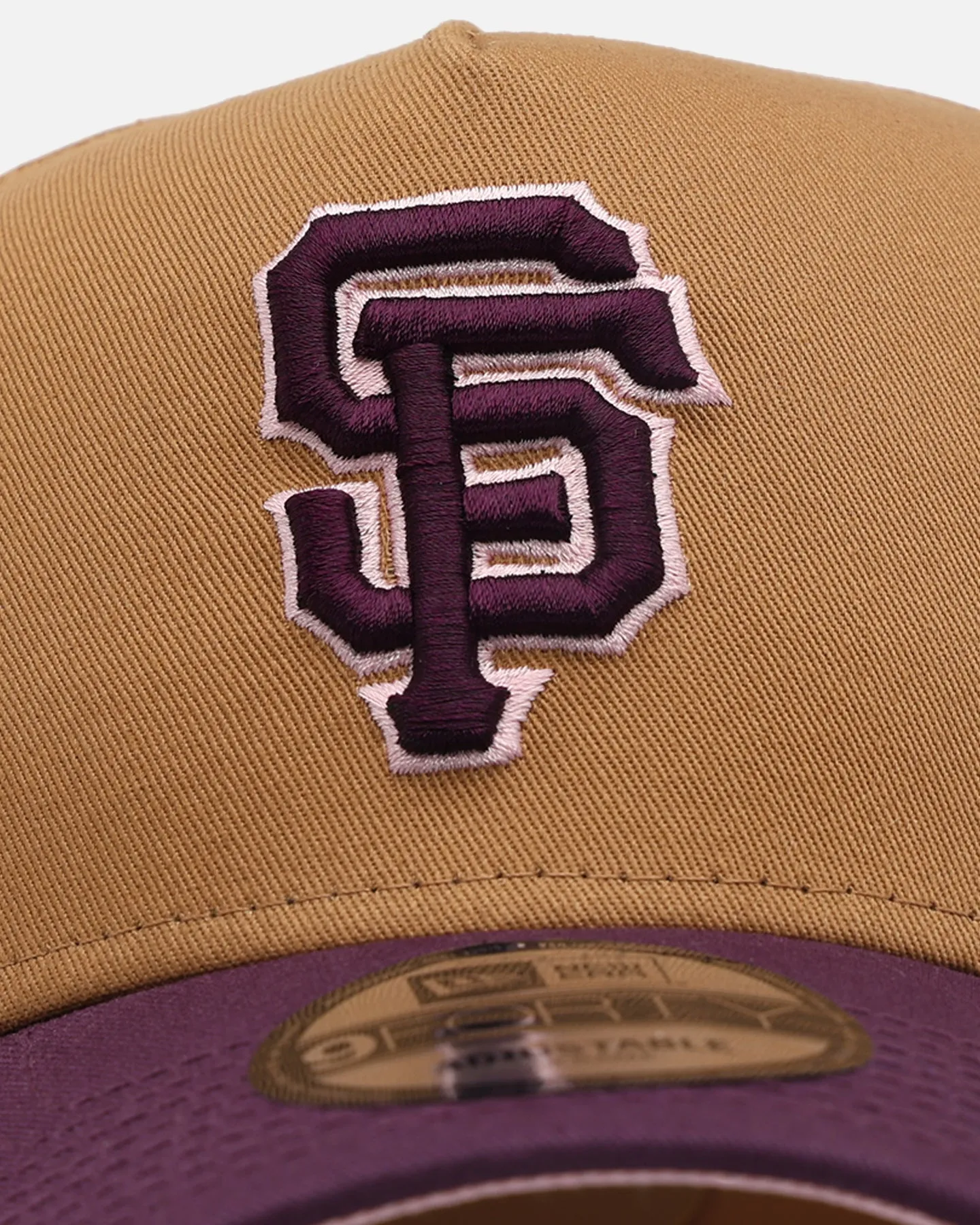New Era San Francisco Giants 'Rustic Rose' 9FORTY A-Frame Trucker Snapback Wheat sold by Culture Kings product image thumbnail 5
