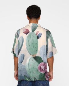 X-Large Cactus Pattern Short Sleeve Shirt Beige sold by Culture Kings