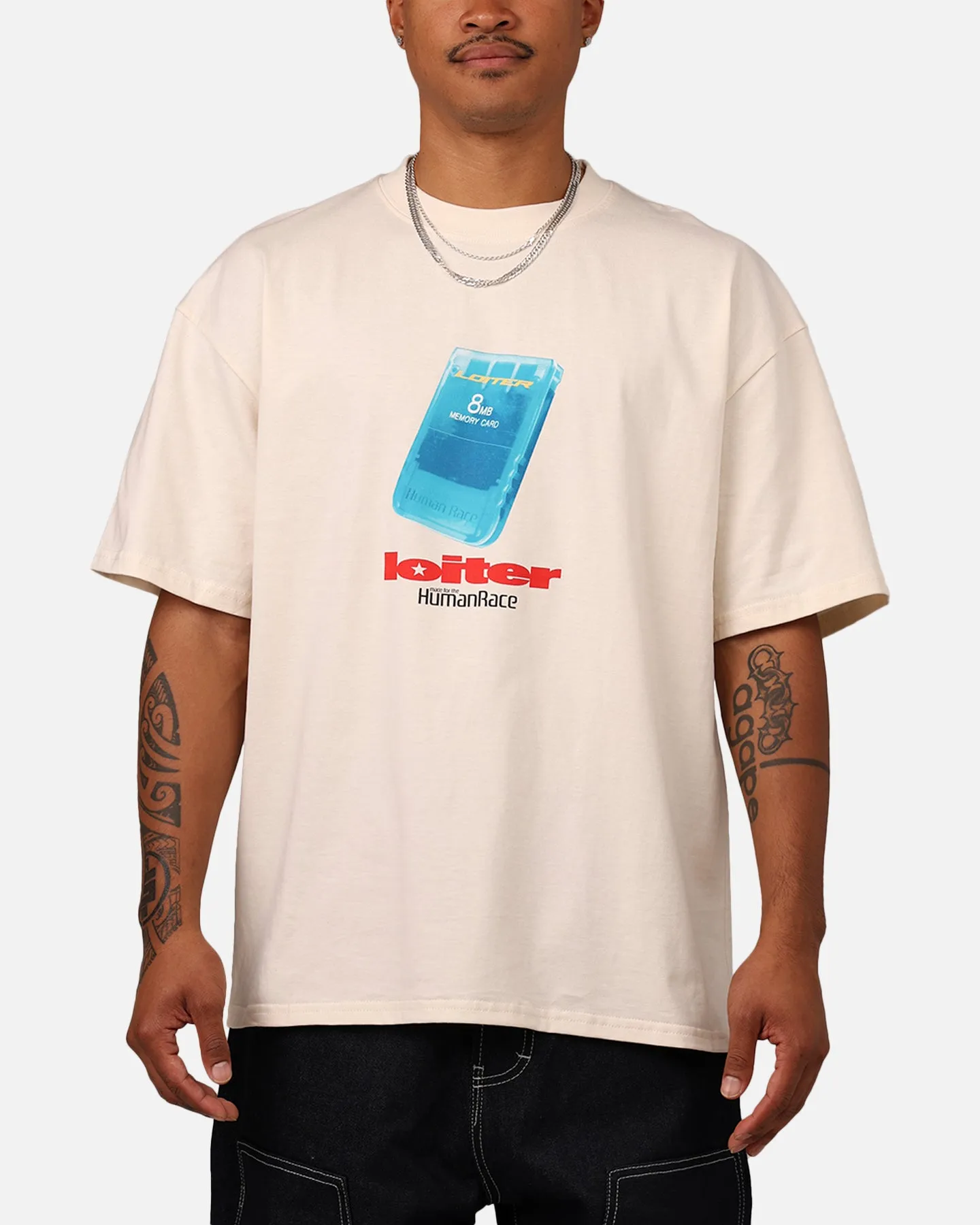 Loiter Core Memory T-Shirt Off White sold by Culture Kings product image thumbnail 2