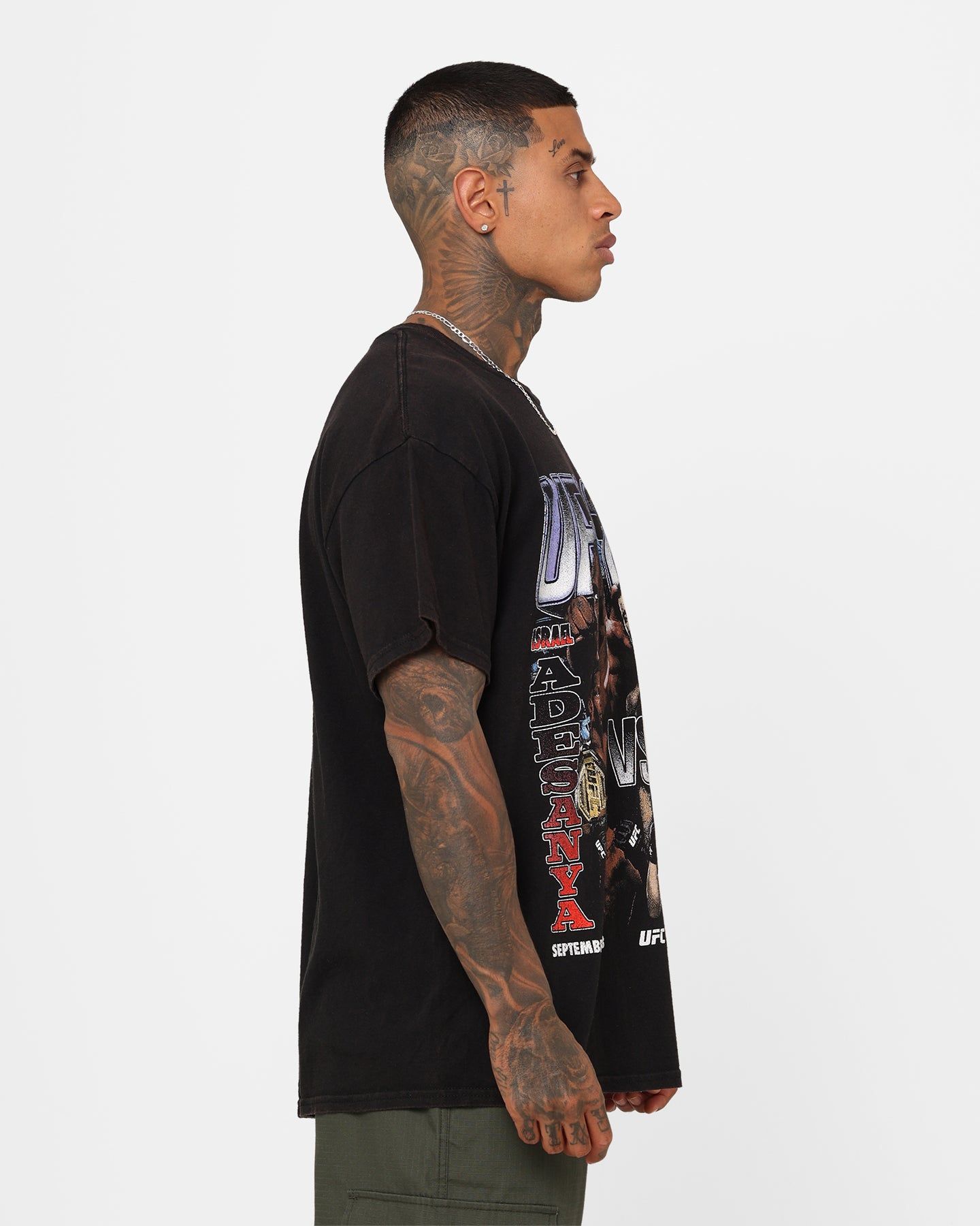 Goat Crew X UFC 293 Card Vintage T-Shirt Black Wash sold by Culture Kings product image thumbnail 5