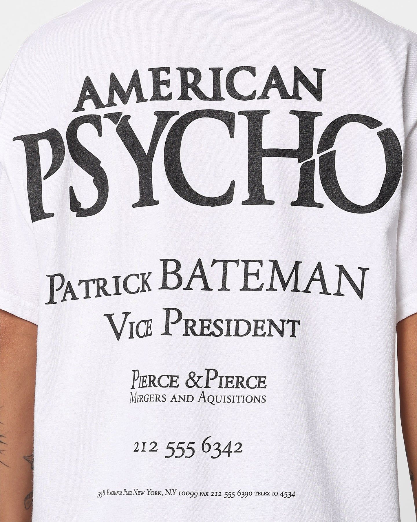 Rats Get Fat X American Psycho Vice President T-Shirt White sold by Culture Kings product image thumbnail 5
