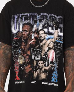 Goat Crew X UFC 293 Card Vintage T-Shirt Black Wash sold by Culture Kings