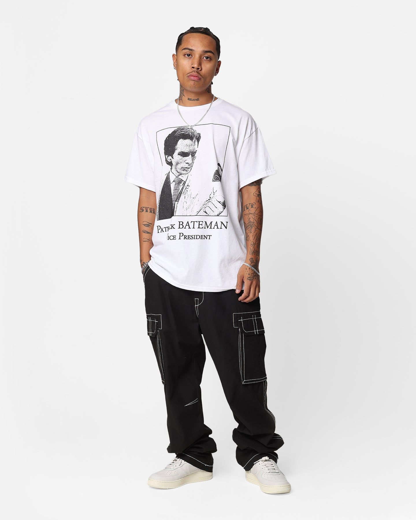 Rats Get Fat X American Psycho Vice President T-Shirt White sold by Culture Kings product image thumbnail 2