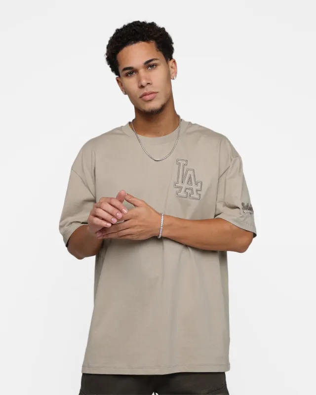 Pro Standard Los Angeles Dodgers Neutral T-Shirt Taupe sold by Culture Kings