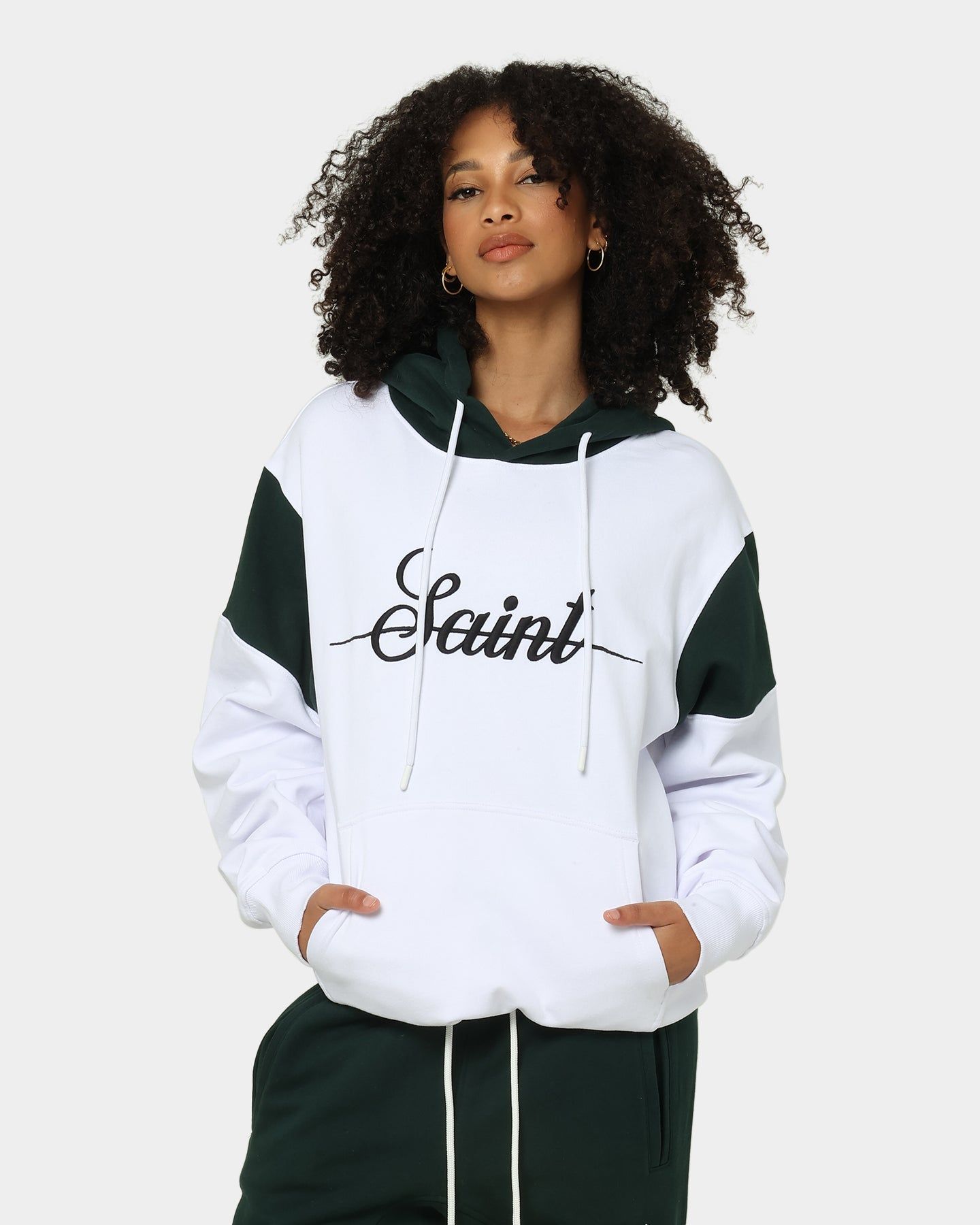 Saint Morta Saviour Hoodie White/Stadium Green sold by Culture Kings