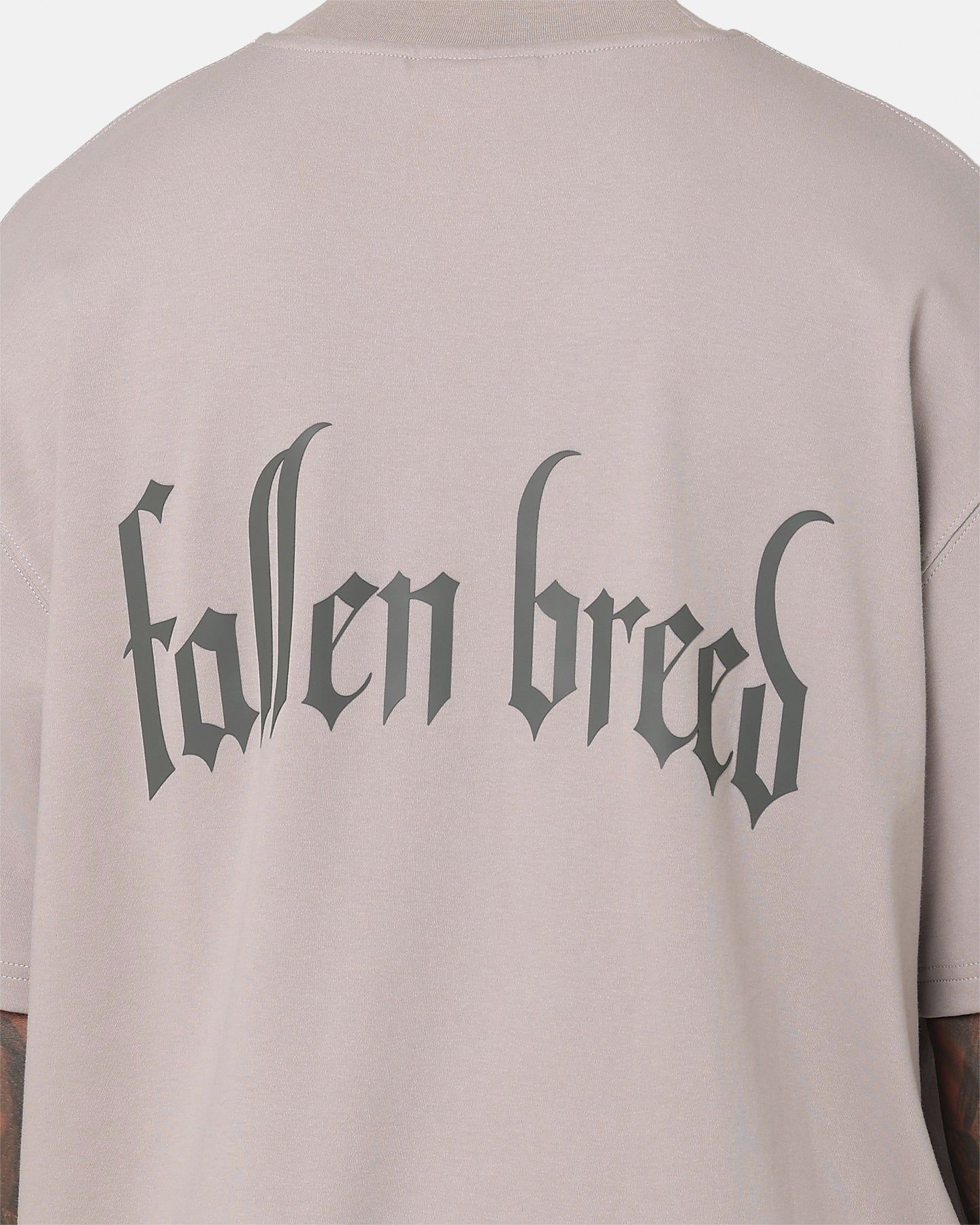 Fallen Breed Logo T-Shirt Light Grey sold by Culture Kings product image thumbnail 5