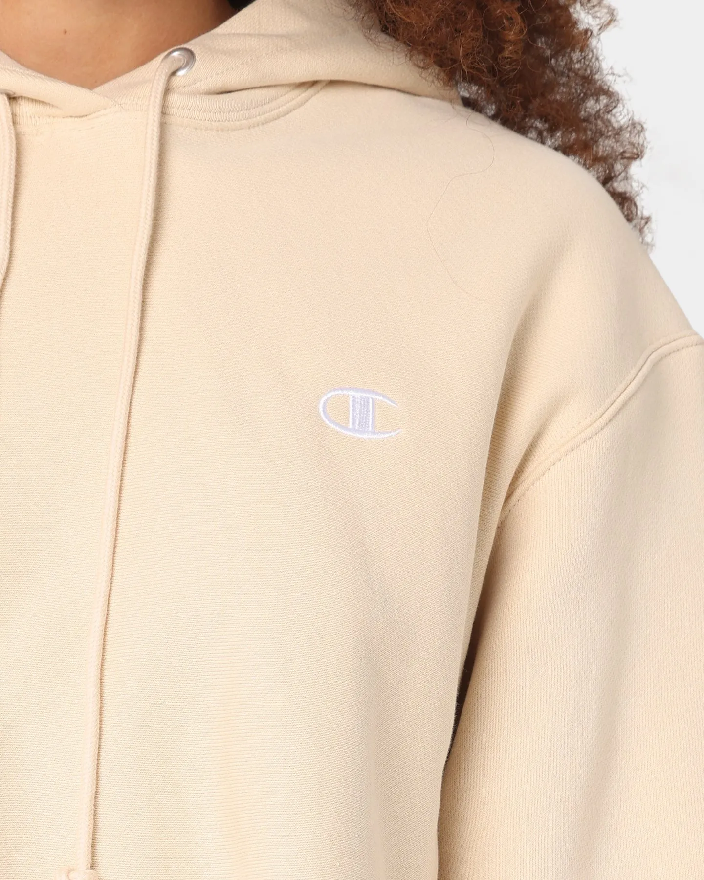Champion Women's RW Cropped Hoodie Warming Beige sold by Culture Kings product image thumbnail 5