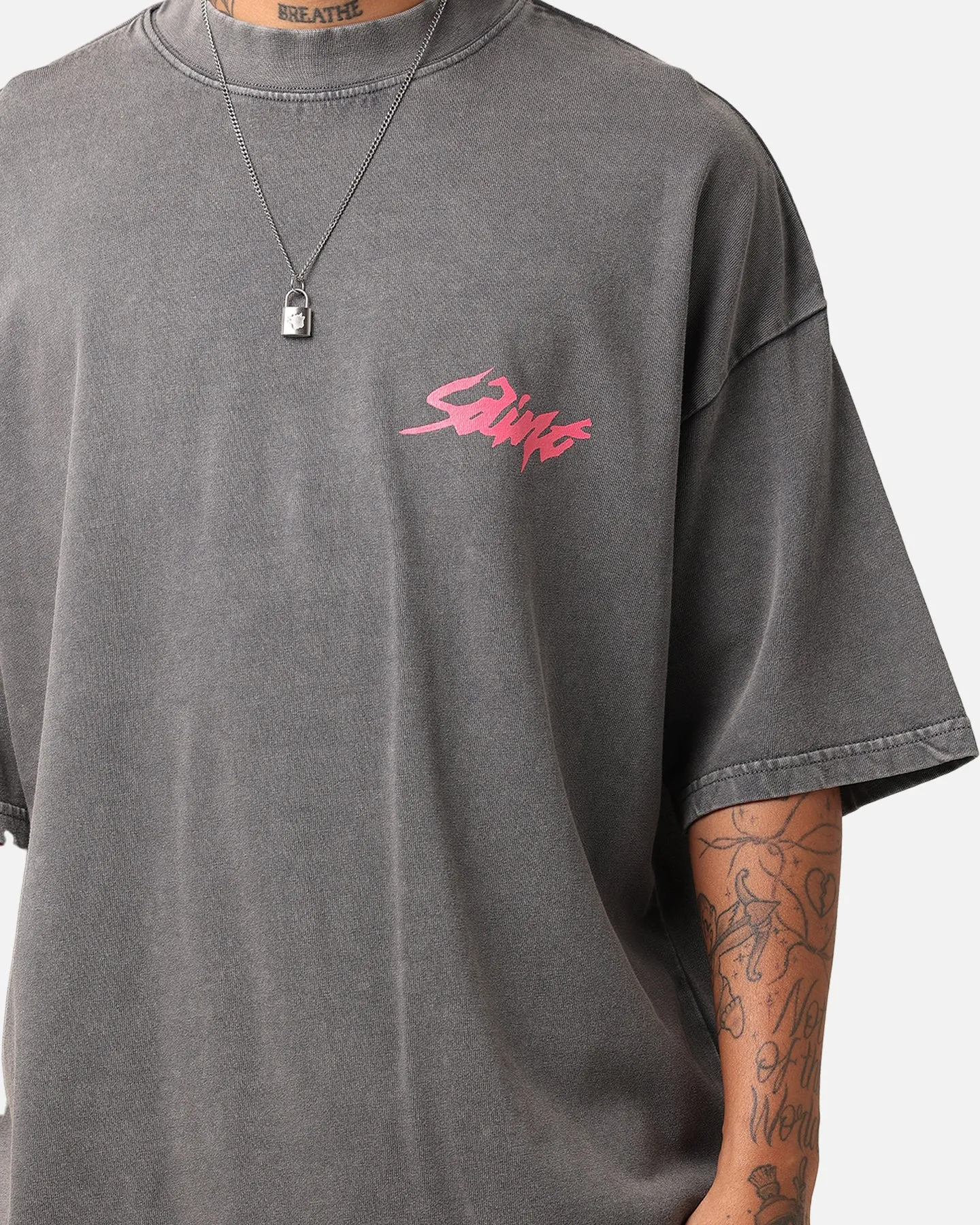 Saint Morta Artistry T-Shirt Washed Charcoal sold by Culture Kings product image thumbnail 4