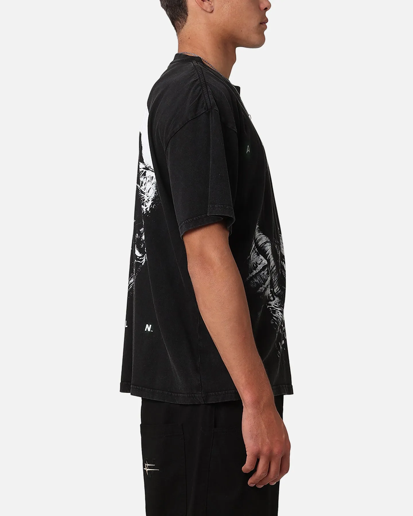 Goat Crew Alien Horror Vintage T-Shirt Black Acidwash sold by Culture Kings product image thumbnail 5